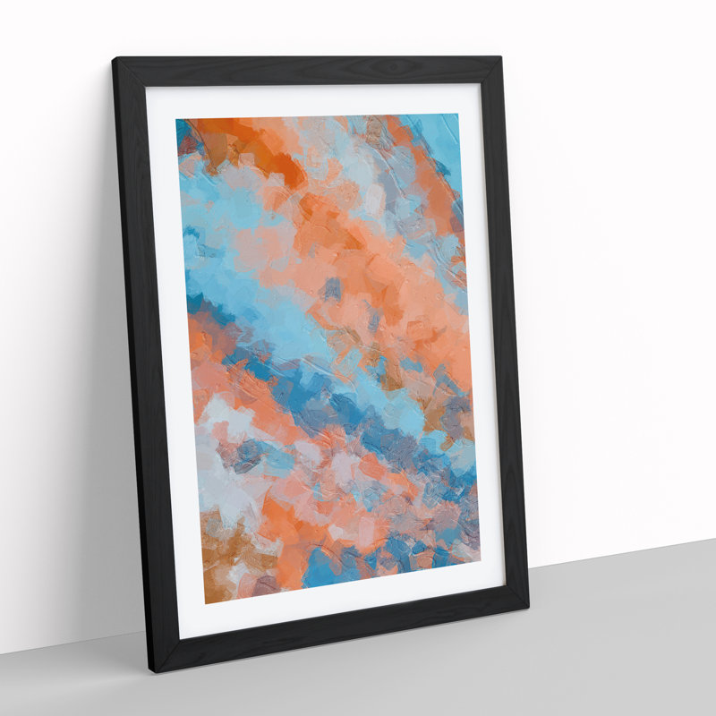 Soulmate - Single Picture Frame Print, Black, 64cm H x 46cm W x 2cm D