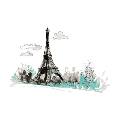 Paris - Painting Print