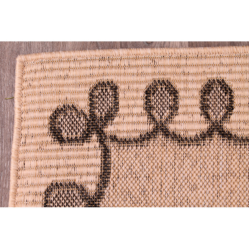 Oloran Rectangle Hand Woven Indoor / Outdoor Area Rug, Rectangle 80 x 150cm