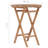 Round Teak Outdoor Coffee Table , 23.6'' in. W 23.6'' in. D