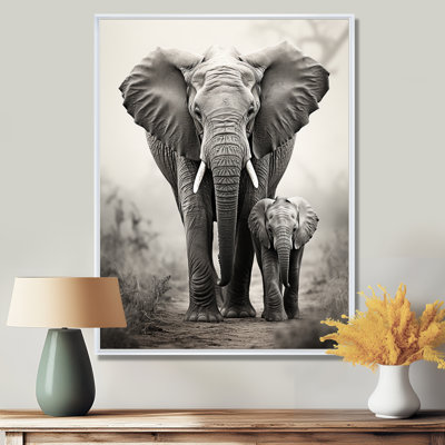 Leiding Elephant Whispers Of Africa II - Elephant Wall Art