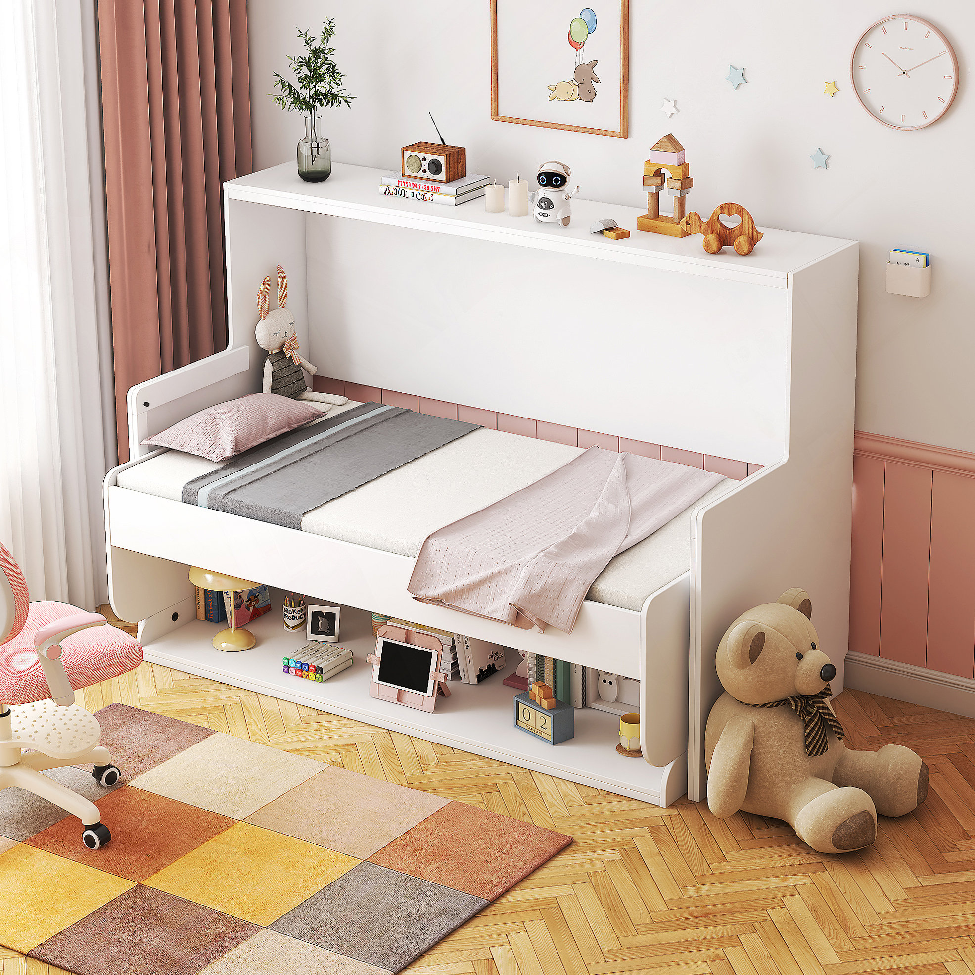 Red Barrel Studio White Extra-Long Twin Bed - Wayfair Canada