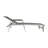 Outdoor Aluminum Chaise Lounge Set Of 2,  Adjustable Mesh Patio Lounger With Frame