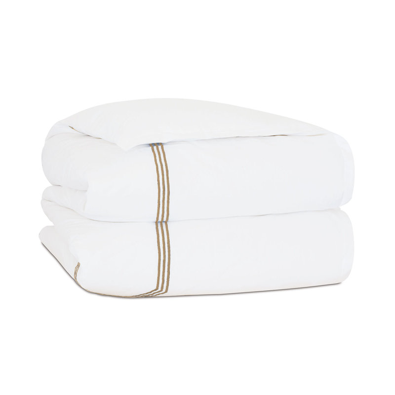 Tessa Duvet Cover, White/Antique, Full Duvet Cover