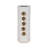 Stoneware Vase with Decorative Spherical Accents and Contemporary Design - Modern Stylish Stoneware Cylinder with Unique Orb Details for Chic Aesthetic Appeal-1270023127