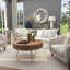 Miroir mural gris