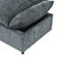 Canapé modulaire 115,5 po gris foncé avec sièges confortables et compartiments cachés