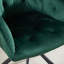 49.8cm H Velvet Upholstered Metal Armchair-122056786