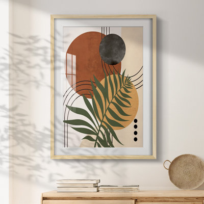 Contemporary Palm I - Impression encadrée