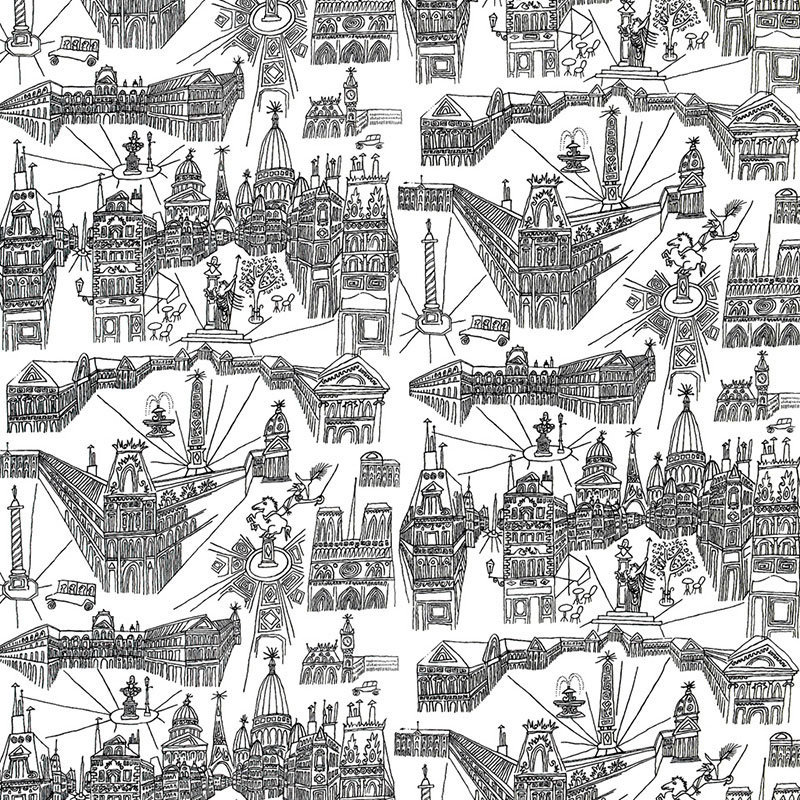 Views Of Paris Fabric