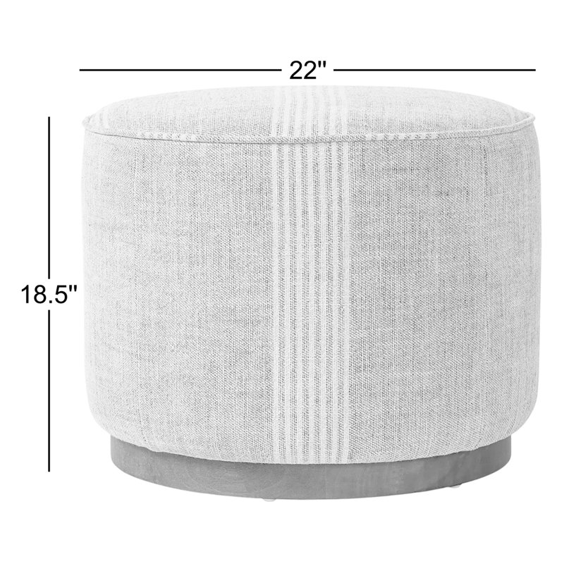Lorelai 22" Round Ottoman