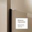 Porte de douche en verre