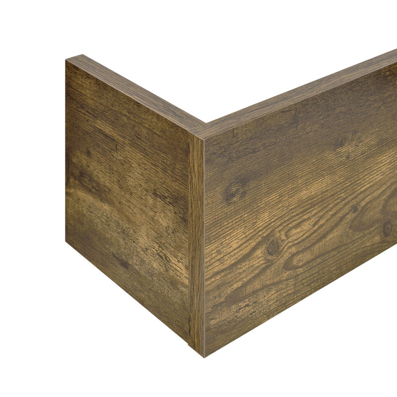 Briery 3 Piece Floating Shelf, Dark wood