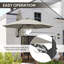 292cm Wall Mount Parasol-1384530542