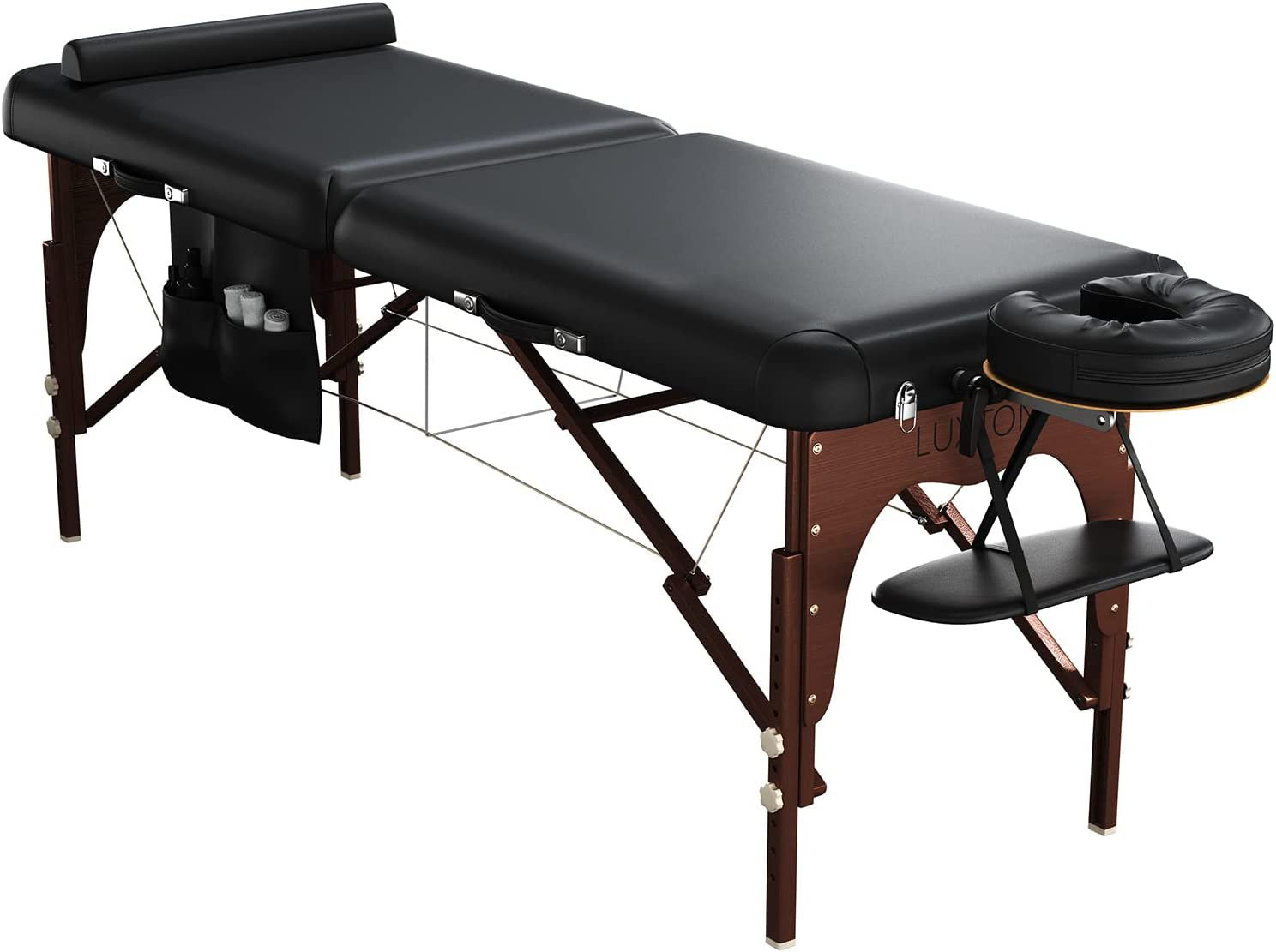 Luxton Home Massageliege Faltbar – 183 Cm Lang, 68 Cm Breit, Höhenverstellbar, Trägt Bis 211 Kg, Inkl. Tragetasche