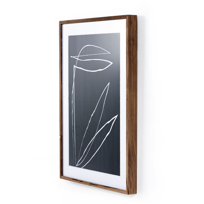Abstract Botanic Line Drawing Print by Roseanne Kenny