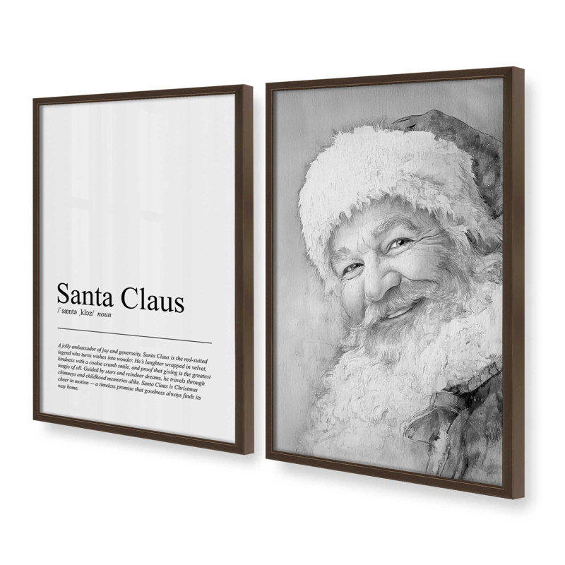 «Old Saint Edition», ensemble de 2 reproductions d'art, H 17,5 po x l 27 po, Brun Belvinder