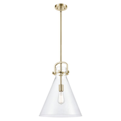 Luminaire suspendu avec tige 1 lumière Abisaid