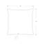 Coussins, ensemble de 2, 18 x 18 carrés, insert inclus, jet décoratif, accent, canapé, canapé, chambre à coucher, polyester hypoallergénique brun, moderne-121319937