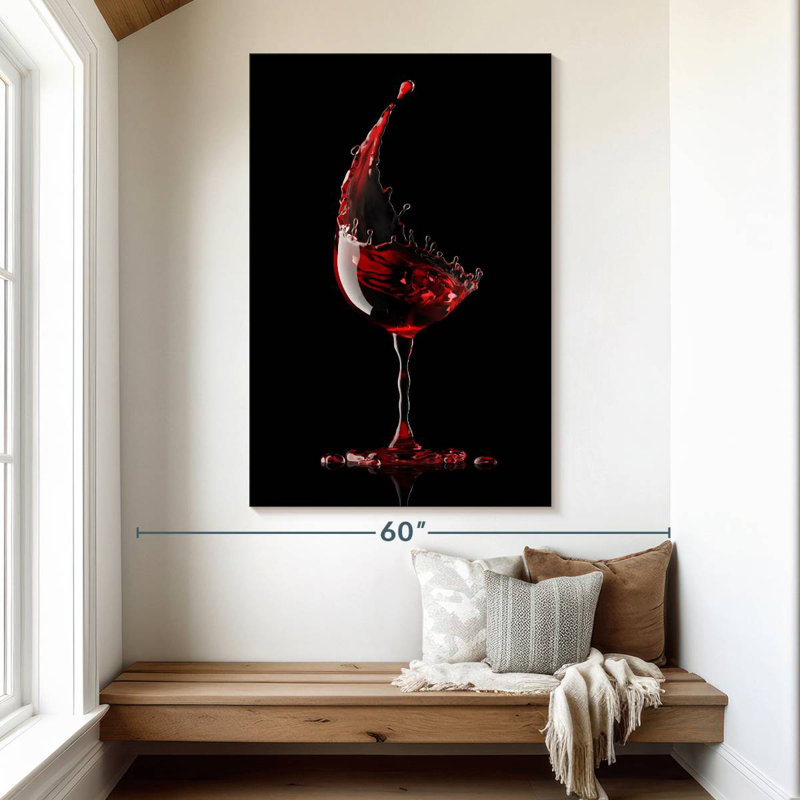Yarlin Red Wine Glass, 51" H x 34" W