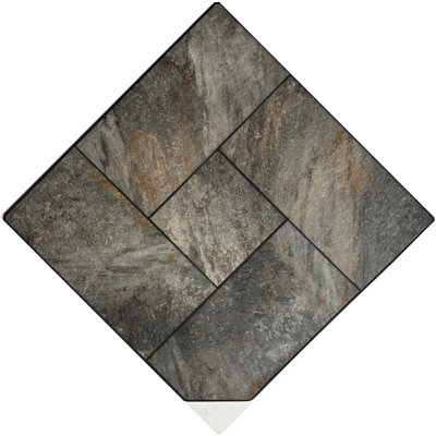 Corner Hearth Pad - Iron Quartzite
