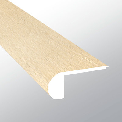 Moulure de nez de marche encastrée en vinyle de luxe T 0,75 po x L 94 po x l 2,75 po Bailey