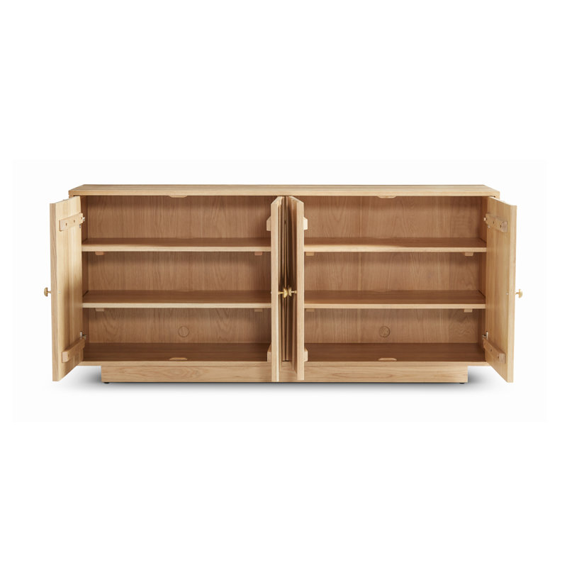Buffet de 72 po de largeur Myers, Naturel