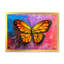 «Abstract Orange Butterfly», reproduction sur toile flottante-1253735258-1253735261