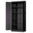 72"h Metal Garage Storage Cabinet, Black Tool Steel Locking Cabinet With Doors And 4 Shelves, Tall Cabinets For Garage Storage Systems Lockable File Cabinet For Home Office, Classroom/pantry