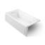 Archer® Alcove 72" x 36" Whirpool Bathtub-1672429755-1625945705