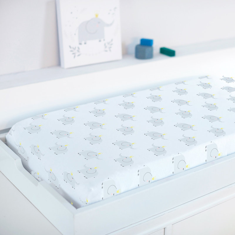 Housse de matelas à langer éléphant