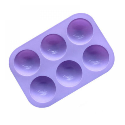 Norbi 6 Cup Non-Stick Silicone Mold with Lid