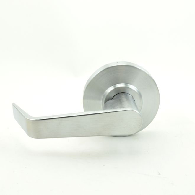Levier de porte cylindrique sans embrayage, Chrome satiné