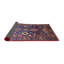 Tapis brun / bleu-927862606