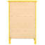Yellow Chest With Hardware - Keeps Up Fashion Spacious Drawers Tailed For Durability