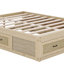 Grand lit plateforme avec 6 tiroirs de rangement-849711071