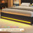 Upholstered Platform Bed Frame Queen Size with Charging Station, 4 Drawers and LED Lights, Heavy Duty, No Box Spring Needed-202005755-215176010