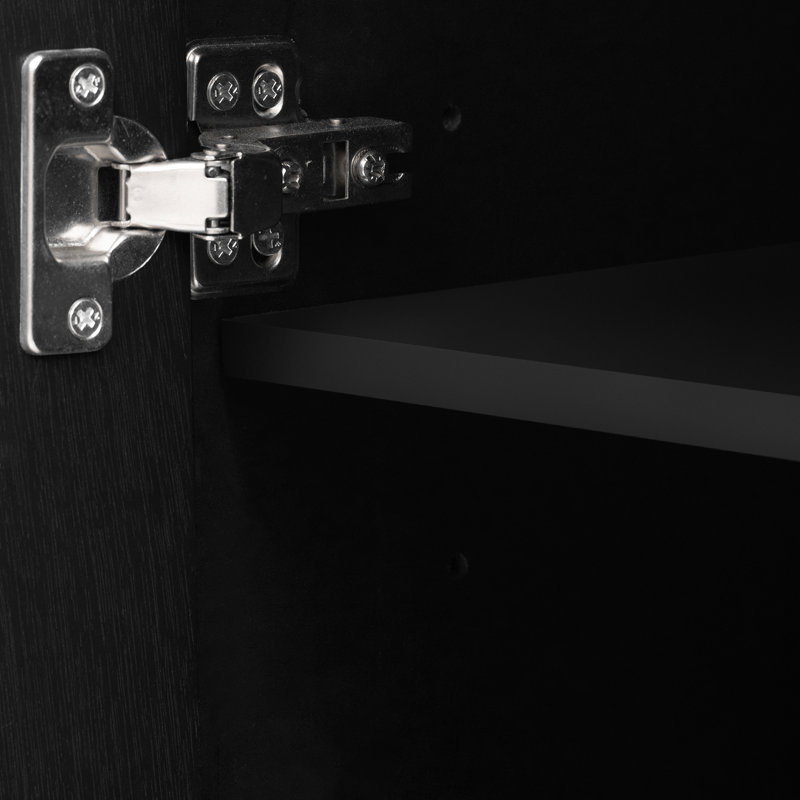 Buffet Fast 63 "avec 4 portes, Noir