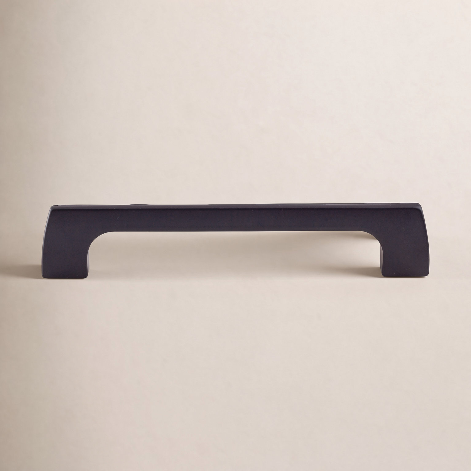 Holland Bar Cabinet Pull, Flat Black, 5 1/16" Center to Center