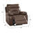 Aashi 42\" Wide Power Recliner with Leather-Gel Match Upholstery-123028099-123028101