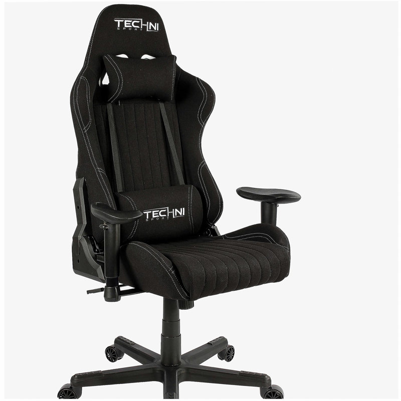 Fauteuil de jeu ergonomique en tissu