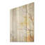«Peach and Beige Tree Sycamores Song I» - panneau mural en bois d'arbre sycomore sur bois de pin naturel-1707488692