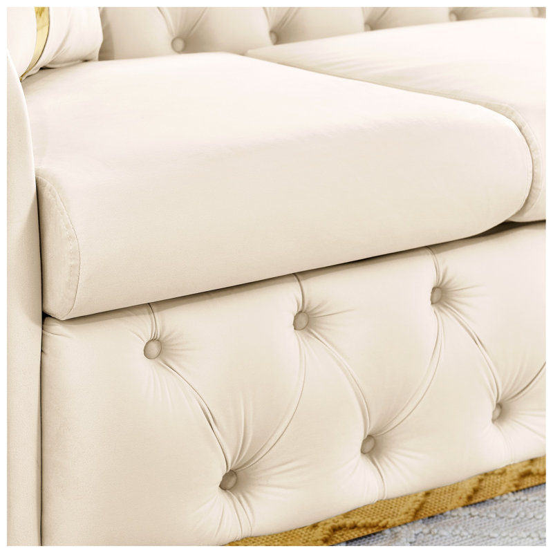 90.6 " Velvet Sofa