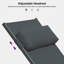 Ensemble de chaise longue de patio en aluminium 3 pièces Shiner-1604962855
