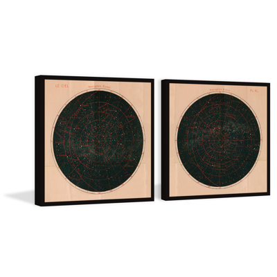 Quinonez The Sky by Marmont Hill - 2 Piece Single Picture Frame Print Set