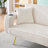 The Straight-Row  Corduroy Sofa With Throw Pillows, Featuring A Minimalist Style, Is Suitable For The Living Room And Study-787150019