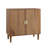 Sideboard Buffet Cabinet With Storage,Walnut Wood Buffet Cabinet with Line Groove Design,Multifunctional Accent Cabinet with Adjustable Shelf for Living Room,Entryway,Hallway,Office,Kitchen