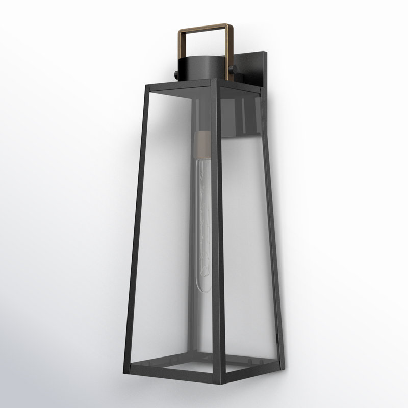 Kiwa Aluminum Wall Light, Black, 25" H x 8.5" W x 9.2" D