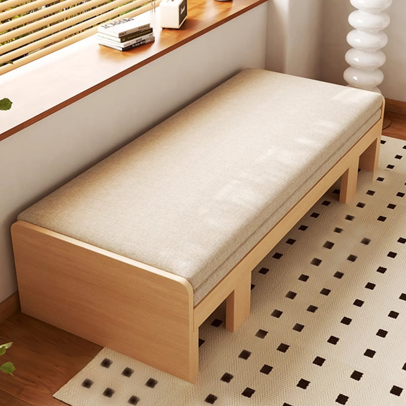 Canapé modulaire beige en coton et lin, H 31,5 po x l 78,74 po x P 23,62 po