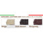 Causeuse inclinable en cuir avec dossier en fibre